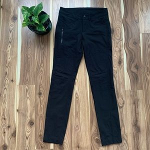 LULULEMON | black bust a move pant low rise moto work casual size 6